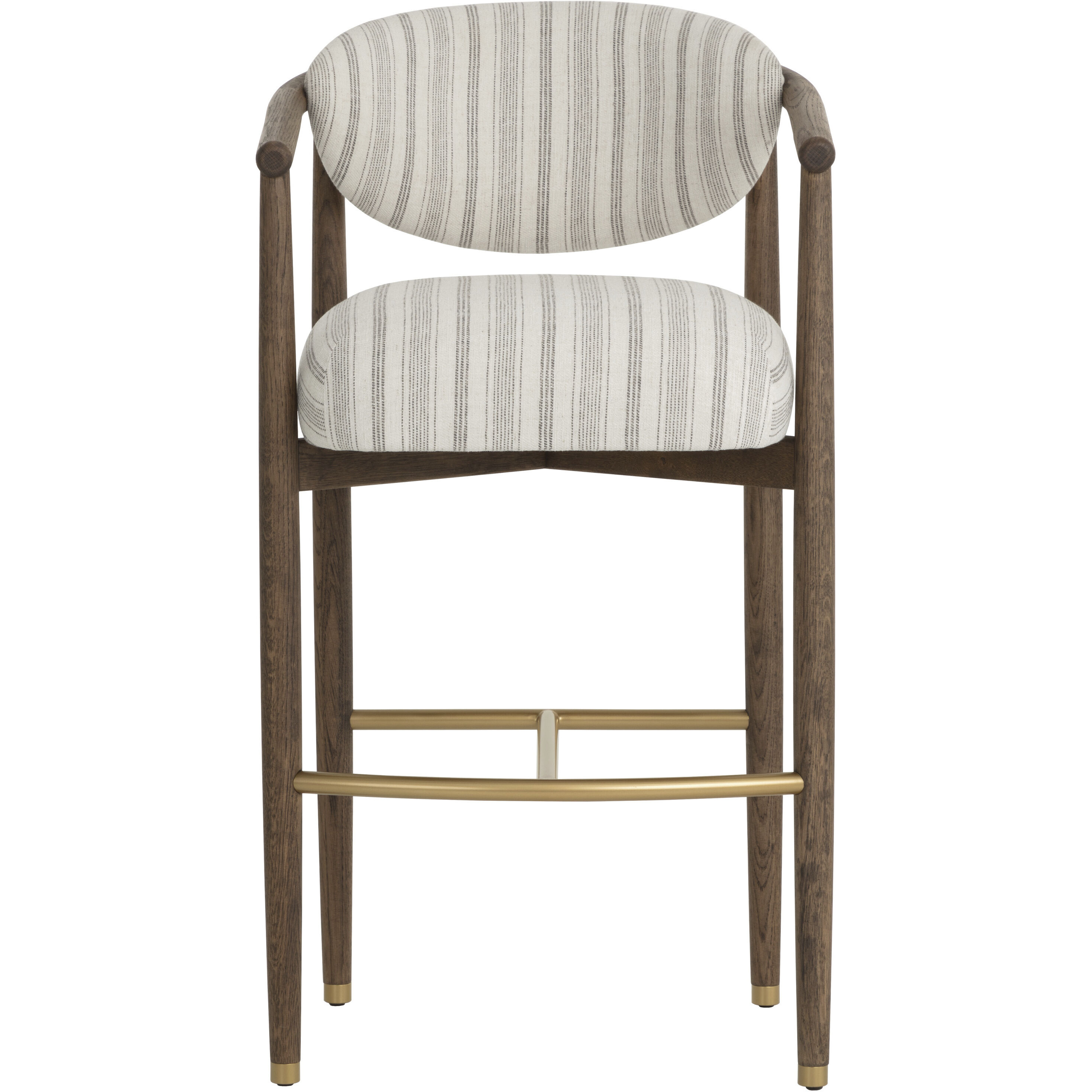 Sigrid 40.75 inch Antique Brown / Gifford Script Barstool